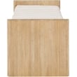 Meridian Furniture Set of 2 Contemporary Natural Bench with Cream Cushions