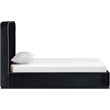 Meridian Furniture Rava Black Velvet Upholstered Twin Bed
