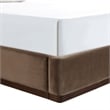 Meridian Furniture Rava Brown Velvet Upholstered King Bed