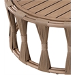 Meridian Furniture San Pietro Natural Aluminum Outdoor Patio Coffee Table