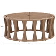 Meridian Furniture San Pietro Natural Aluminum Outdoor Patio Coffee Table