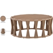 Meridian Furniture San Pietro Natural Aluminum Outdoor Patio Coffee Table