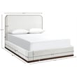 Meridian Furniture Rava Cream Velvet Upholstered King Bed