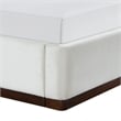 Meridian Furniture Rava Cream Velvet Upholstered Twin Bed