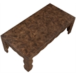 Meridian Furniture Vassa Brown Burl Veneer Coffee Table