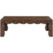 Meridian Furniture Vassa Brown Burl Veneer Coffee Table