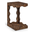 Meridian Furniture Vassa Brown Burl Veneer End Table
