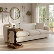 Meridian Furniture Vassa Brown Burl Veneer End Table