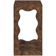 Meridian Furniture Vassa Brown Burl Veneer End Table
