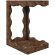 Meridian Furniture Vassa Brown Burl Veneer End Table