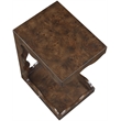 Meridian Furniture Vassa Brown Burl Veneer End Table