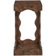 Meridian Furniture Vassa Brown Burl Veneer End Table