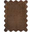 Meridian Furniture Vassa Brown Burl Veneer Mirror