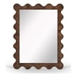 Meridian Furniture Vassa Brown Burl Veneer Mirror