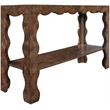 Meridian Furniture Vassa Brown Burl Veneer Console Table