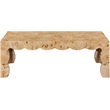 Meridian Furniture Vassa Natural Burl Veneer Coffee Table