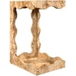 Meridian Furniture Vassa Natural Burl Veneer End Table