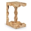 Meridian Furniture Vassa Natural Burl Veneer End Table
