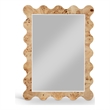 Meridian Furniture Vassa Natural Burl Veneer Mirror
