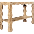 Meridian Furniture Vassa Natural Burl Veneer Console Table