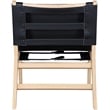 Meridian Furniture Rawlins Black Vegan Leather Upholstered Accent Chair