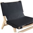 Meridian Furniture Rawlins Black Vegan Leather Upholstered Accent Chair
