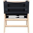 Meridian Furniture Rawlins Black Vegan Leather Upholstered Accent Chair