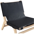 Meridian Furniture Rawlins Black Vegan Leather Upholstered Accent Chair