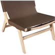 Meridian Furniture Rawlins Brown Vegan Leather Upholstered Accent Chair