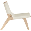 Meridian Furniture Rawlins Cream Vegan Leather Upholstered Accent Chair