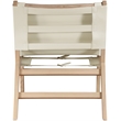 Meridian Furniture Rawlins Cream Vegan Leather Upholstered Accent Chair