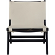 Meridian Furniture Rawlins Beige Vegan Leather Upholstered Accent Chair