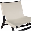 Meridian Furniture Rawlins Beige Vegan Leather Upholstered Accent Chair