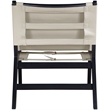 Meridian Furniture Rawlins Beige Vegan Leather Upholstered Accent Chair