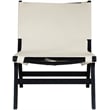 Meridian Furniture Rawlins Cream Vegan Leather Upholstered Accent Chair
