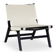 Meridian Furniture Rawlins Cream Vegan Leather Upholstered Accent Chair