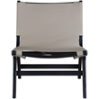 Meridian Furniture Rawlins Taupe Vegan Leather Upholstered Accent Chair
