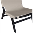 Meridian Furniture Rawlins Taupe Vegan Leather Upholstered Accent Chair