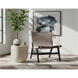 Meridian Furniture Rawlins Taupe Vegan Leather Upholstered Accent Chair