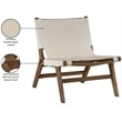 Meridian Furniture Rawlins Beige Vegan Leather Upholstered Accent Chair