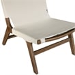 Meridian Furniture Rawlins Beige Vegan Leather Upholstered Accent Chair
