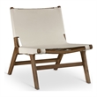 Meridian Furniture Rawlins Beige Vegan Leather Upholstered Accent Chair