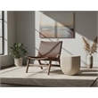 Meridian Furniture Rawlins Brown Vegan Leather Upholstered Accent Chair