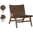 Meridian Furniture Rawlins Brown Vegan Leather Upholstered Accent Chair