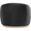 Meridian Furniture Gustavo Black Velvet Upholstered Chair