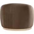 Meridian Furniture Gustavo Brown Velvet Upholstered Chair