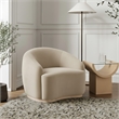 Meridian Furniture Gustavo Cream Velvet Upholstered Chair