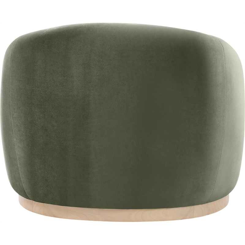 Meridian Furniture Gustavo Green Velvet Upholstered Chair