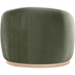 Meridian Furniture Gustavo Green Velvet Upholstered Chair
