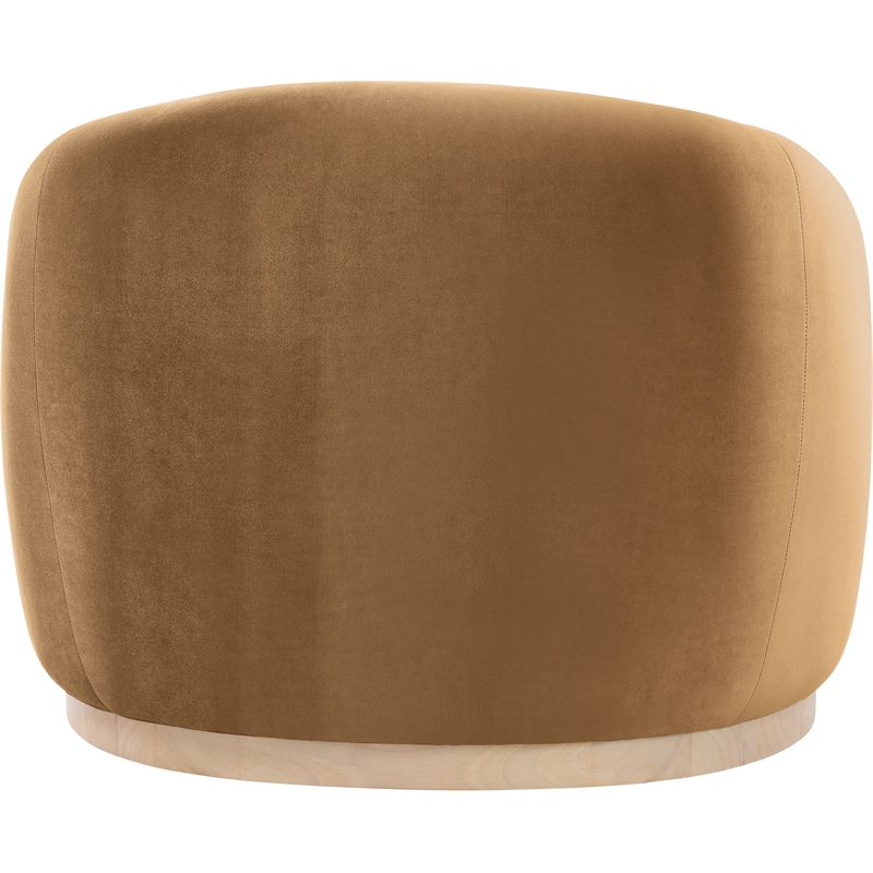 Meridian Furniture Gustavo Saddle Velvet Upholstered Chair